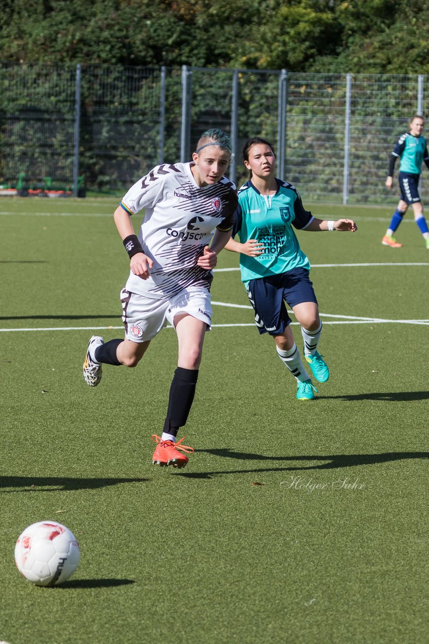 Bild 276 - B-Juniorinnen Wedel - St. Pauli : Ergebnis: 1:2